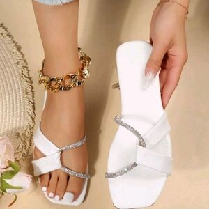 Shein - Elegant White Women's Sandals - Nwt